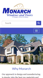Mobile Screenshot of monarchwindows.com